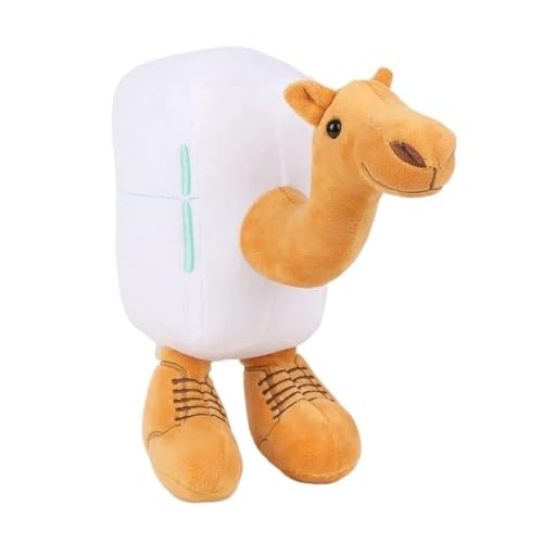 PulseLaaab Italian Brainrot Plüschtier, Süßes Tung Tung Sahur Weiches Tralalero Tralala Kuscheltier Spielzeug for Kinder und Fans (Frigo Camelo) von PulseLaaab