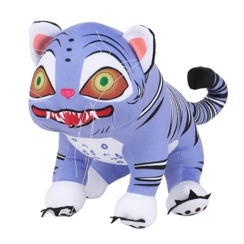 PulseLaaab Kpop Demon Plüschtier, Süßes Kuscheltier Hunters Tiger Plushie Spielzeug for Fans Halloween und Geburtstagsgeschenk(Tiger B) von PulseLaaab