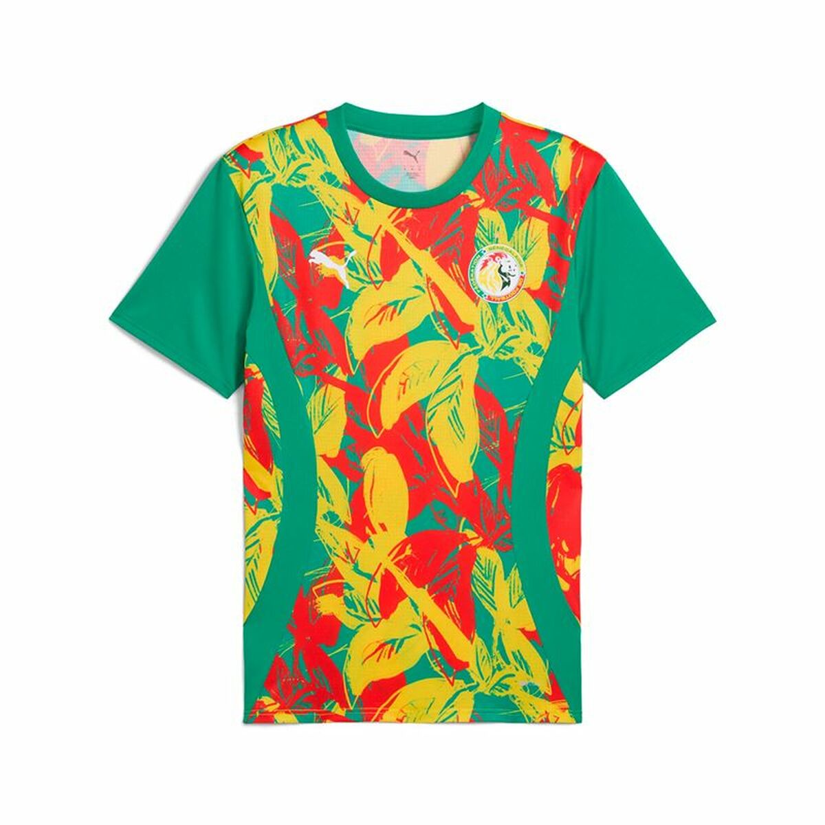 Herren-Kurzarm-Fußballtrikot Puma Senegal Prematch Ss Grün Herren-Kurzarm-Fußballtrikot Puma Senegal Prematch Ss Grün von Puma