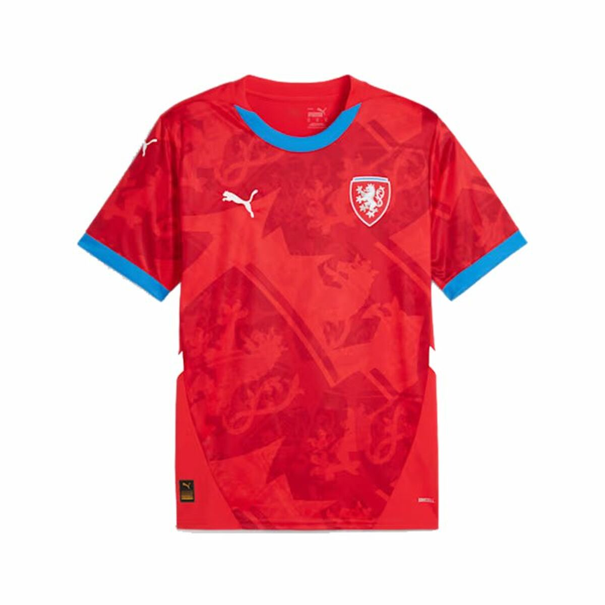 Herren Kurzarm-T-Shirt Puma Repúplica Checa 2024 von Puma