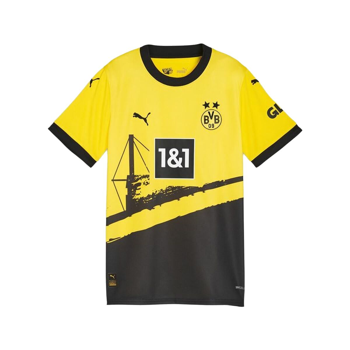 Kurzarm Fußballshirt für Kinder Puma Borussia Dortmund von Puma