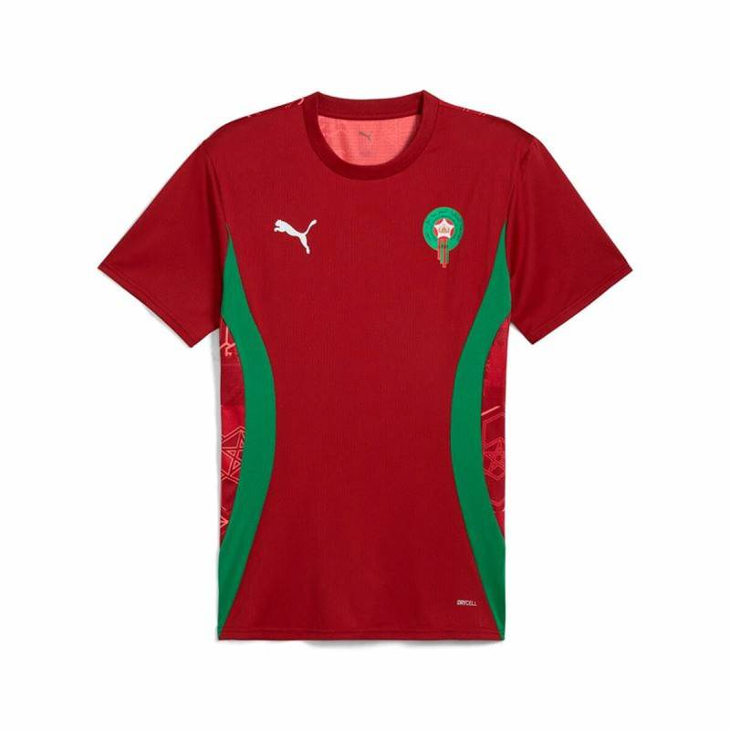 Kurzarm-Fußballtrikot für Herren Puma Marruecos Prematch Ss Rot von Puma