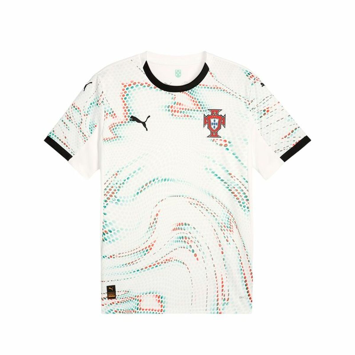 Kurzarm-Fußballtrikot für Herren Puma Portugal Away Repl Weiß von Puma