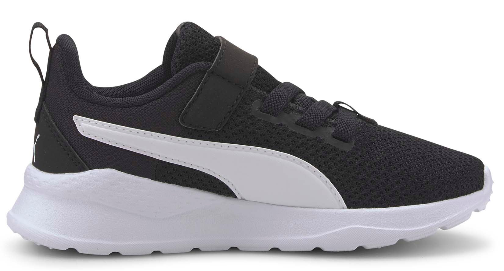 Puma Anzarun Lite AC PS Kinder Sneaker, Black/White, 29, Kinderschuhe von Puma