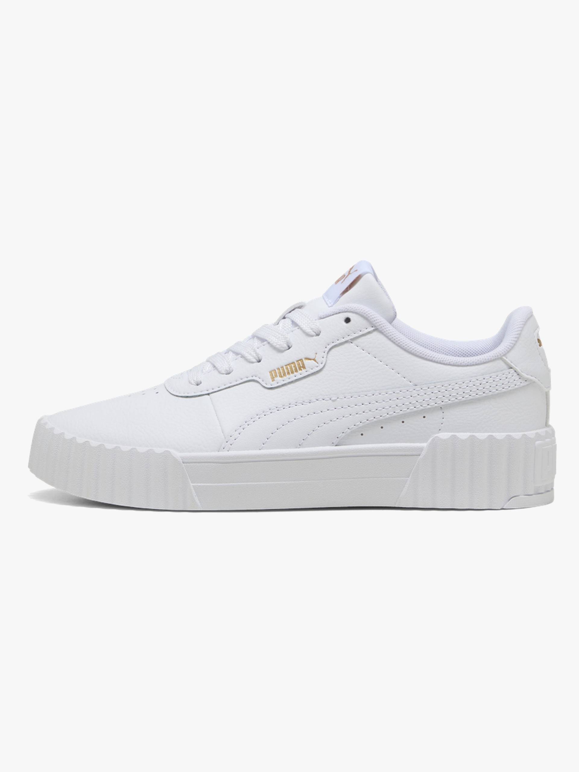 Puma Carina 3.0 Jr Kinder Sneaker, White/Gold, 37, Kinderschuhe Puma Carina 3.0 Jr Kinder Sneaker, White/Gold, 37, Kinderschuhe von Puma