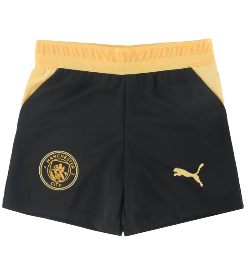 Puma Fußball Shorts - Manchester City Auswärts – Schwarz/Flachsf - Puma - 14 Jahre (164) - Shorts von Puma