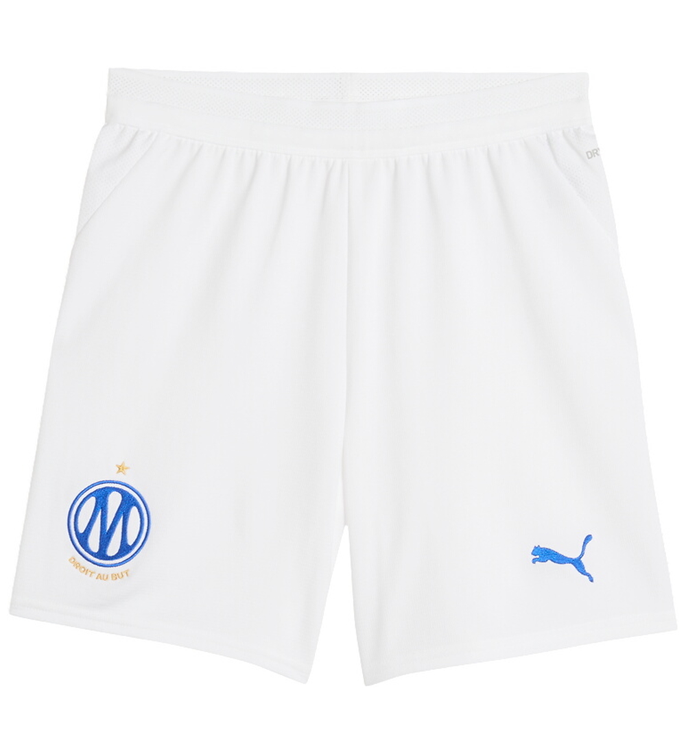 Puma Fußball Shorts - Marseille 26/27 - Puma White/Team Royal - Puma - 14 Jahre (164) - Shorts von Puma