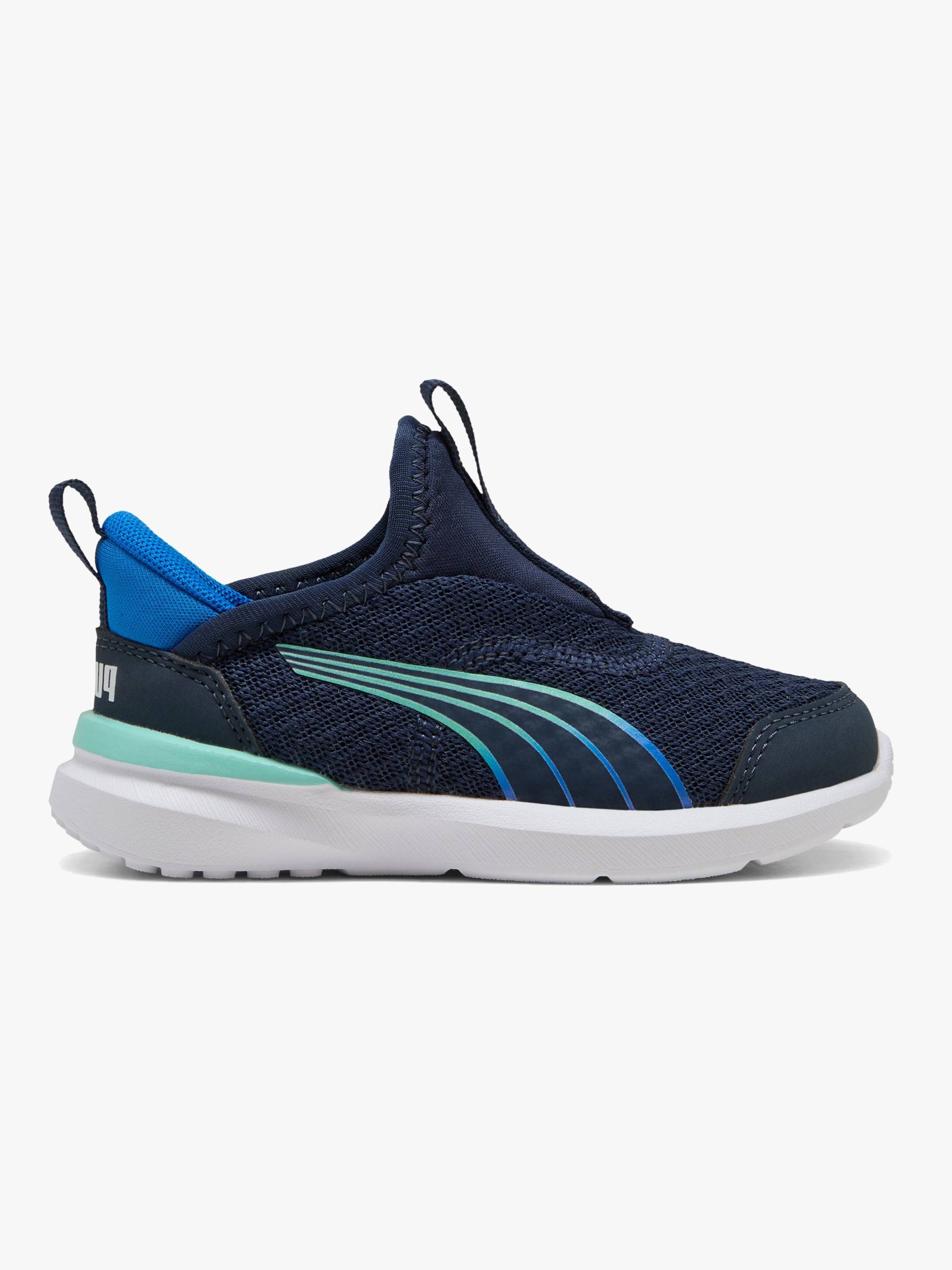 Puma Kruz Slip On Infant Kinder Sneaker, Blau, 22, Kinderschuhe von Puma