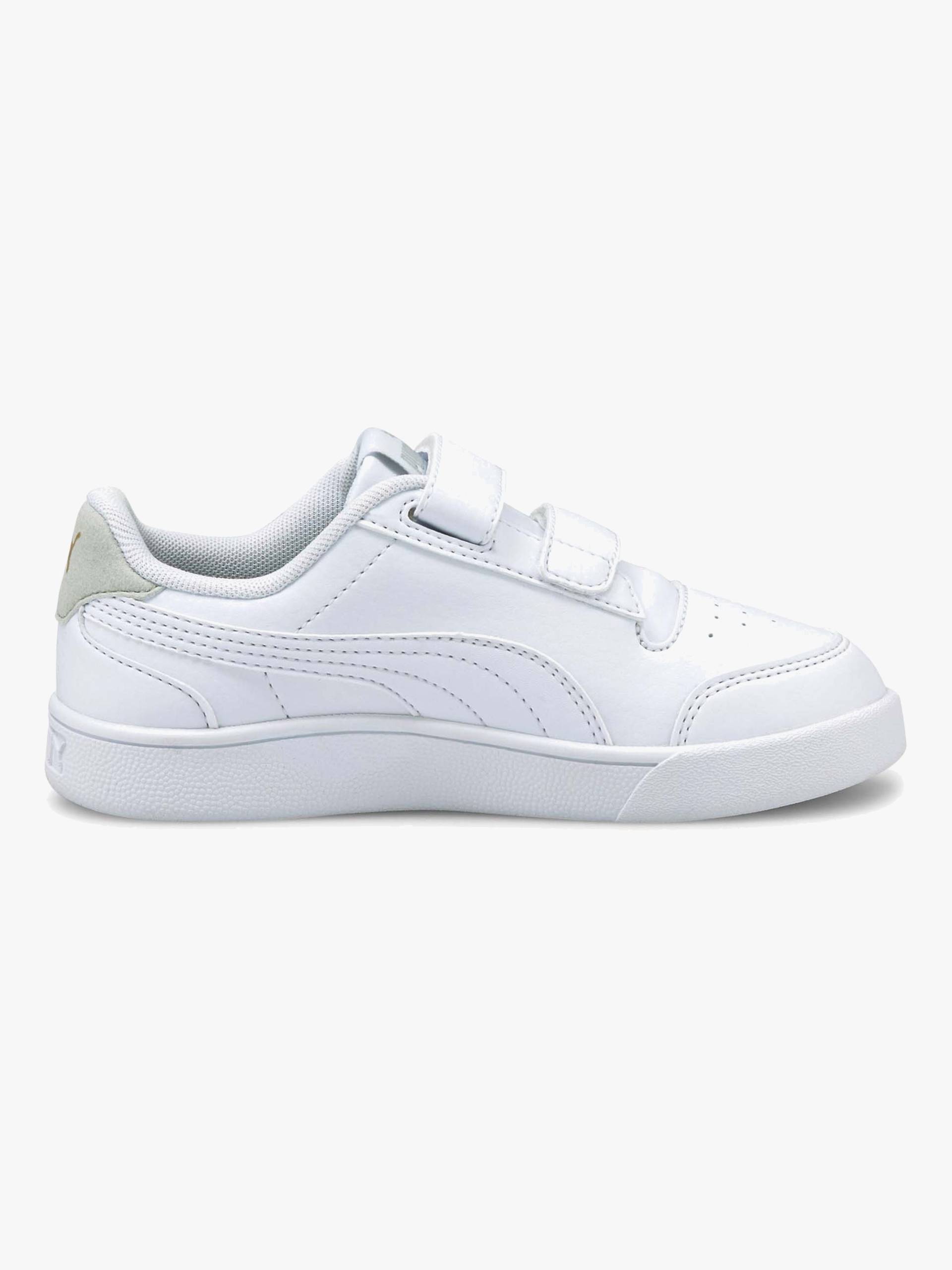 Puma Shuffle V PS Kinder Sneaker, White, 29, Kinderschuhe von Puma