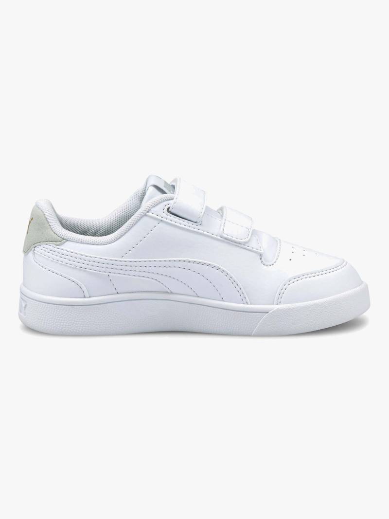 Puma Shuffle V PS Kinder Sneaker, White, 29, Kinderschuhe von Puma