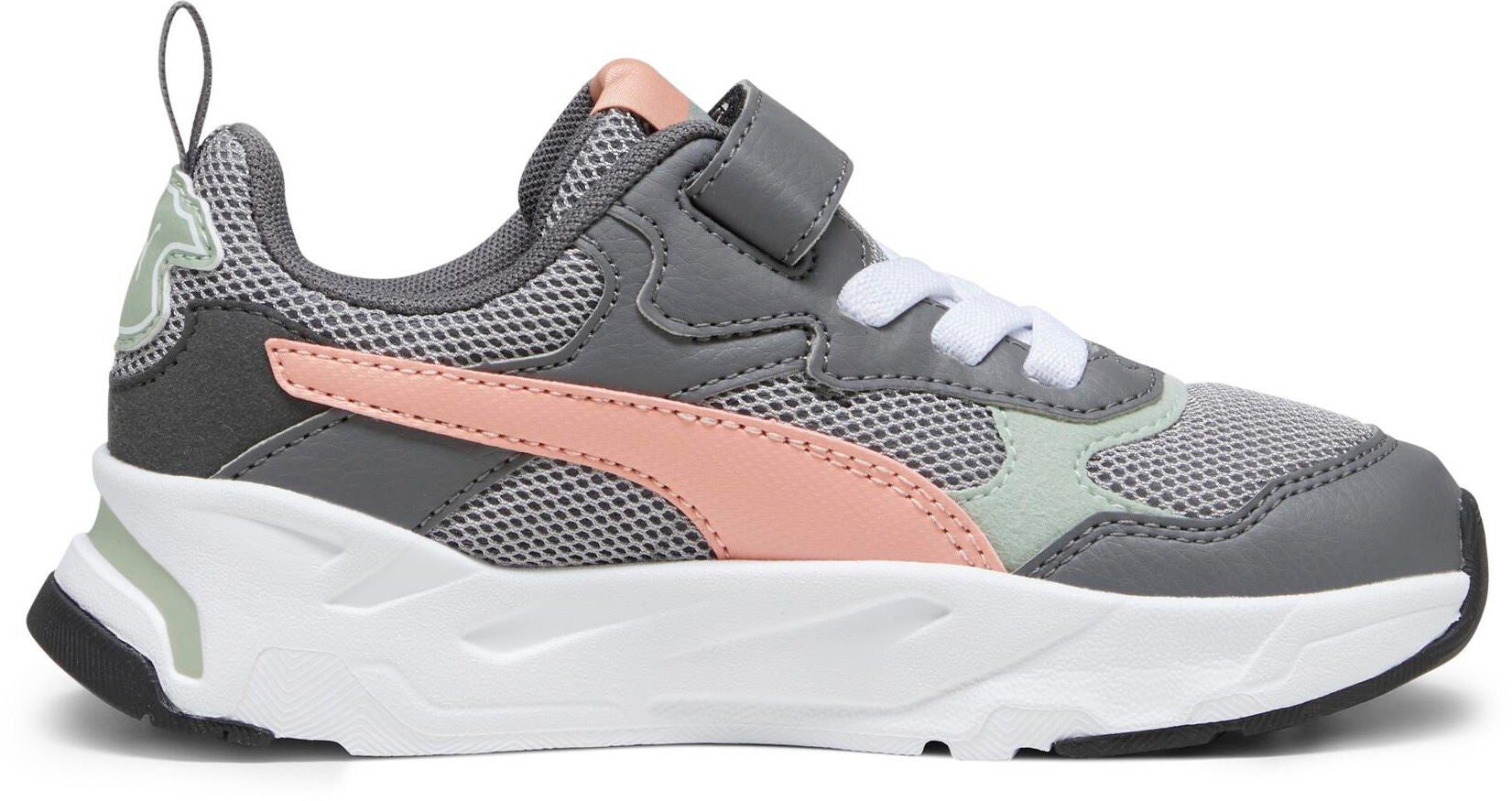 Puma Trinity AC PS Turnschuhe, Concrete Gray/Poppy Pink/Cool Dark Gray, 32 von Puma