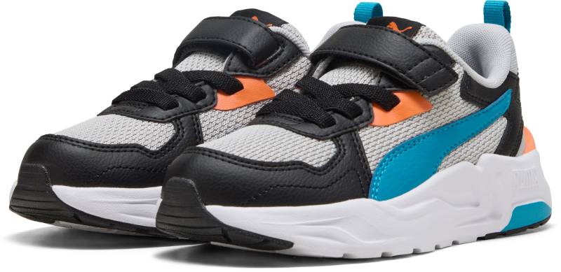Puma Trinity Lite AC+ PS Kinder Sneaker, Grau, 33, Kinderschuhe von Puma