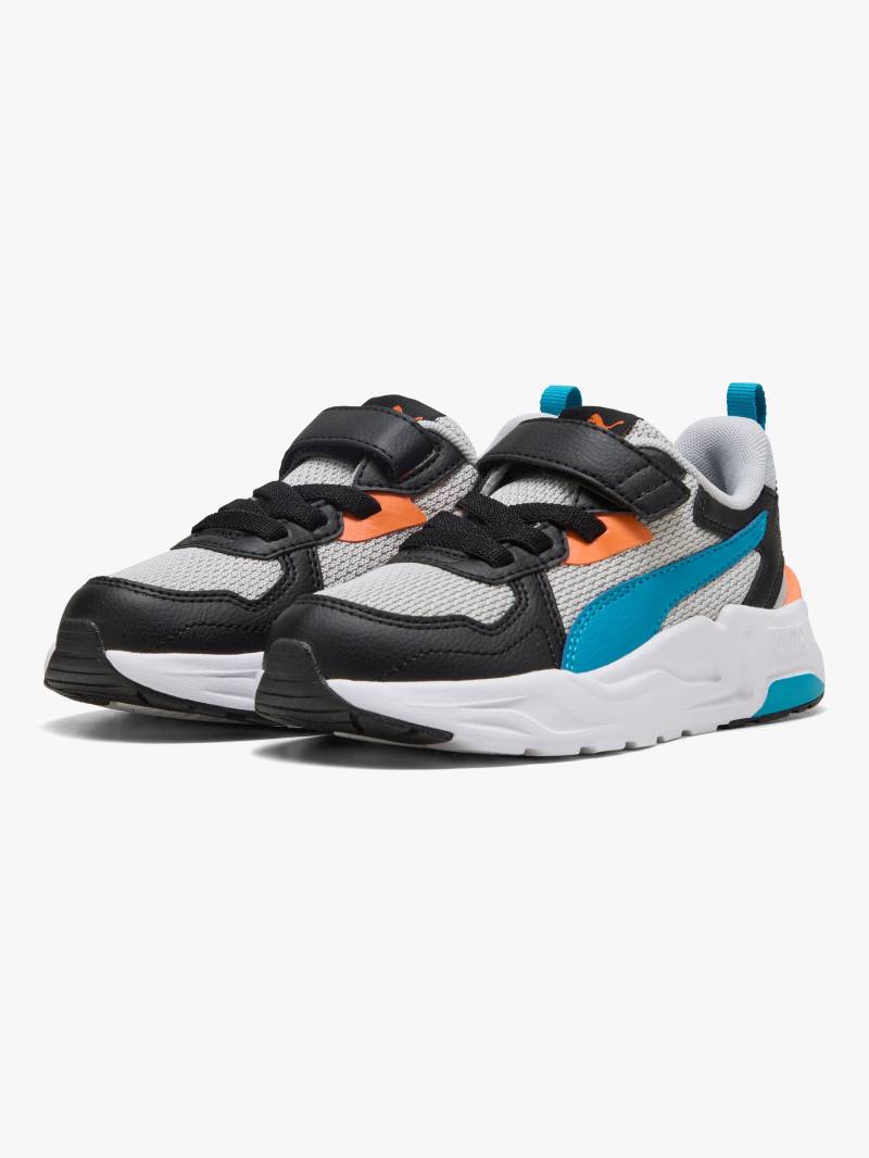 Puma Trinity Lite AC+ PS Kinder Sneaker, Grau, 35, Kinderschuhe von Puma