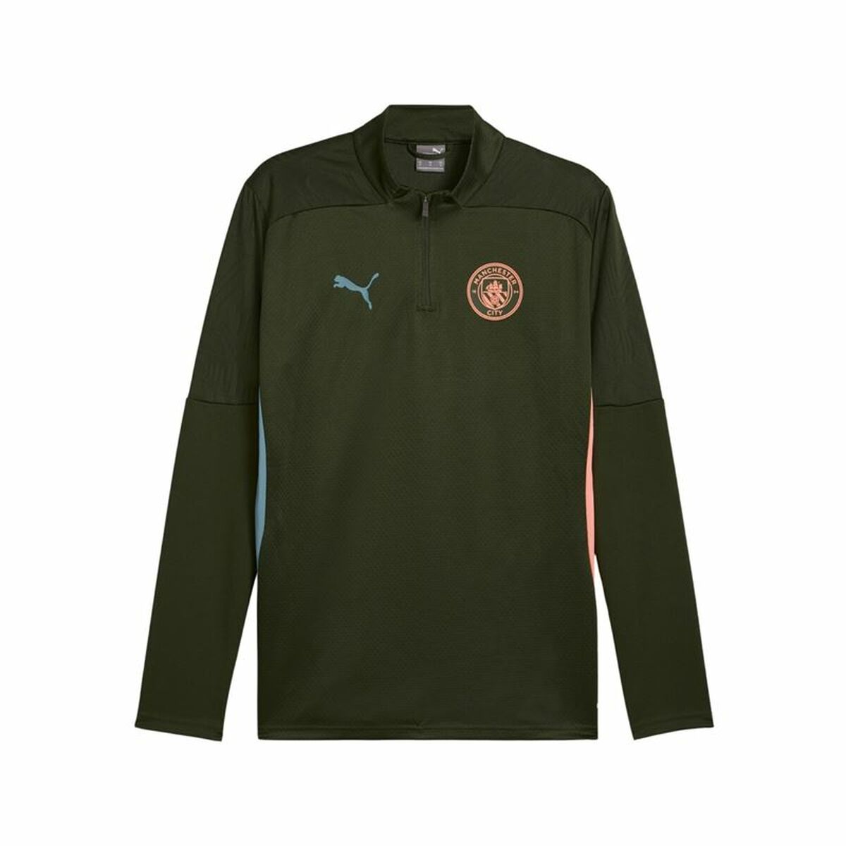 Trainings-Sweatshirt für Erwachsene Puma Manchester City 24/25 Training Olive von Puma