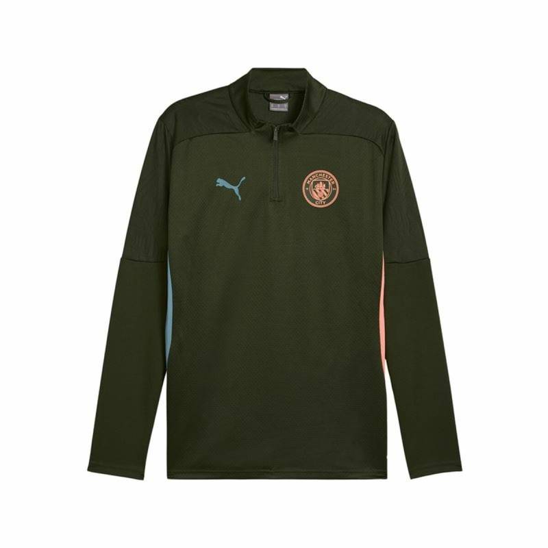 Trainings-Sweatshirt für Erwachsene Puma Manchester City 24/25 Training Olive von Puma