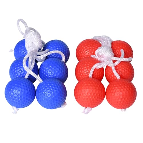 Pumwoy 6 Pairs Leitergolf Bälle, 14.75 Zoll Leiter Golfball für Leiterspiel, Leiter-Golfball für Wurfspiele Ersatzbälle für Leiter, Outdoor Game Leiter-Wurfbolas für Erwachsene und Kinder Pumwoy 6 Pairs Leitergolf Bälle, 14.75 Zoll Leiter Golfball für Leiterspiel, Leiter-Golfball für Wurfspiele Ersatzbälle für Leiter, Outdoor Game Leiter-Wurfbolas für Erwachsene und Kinder von Pumwoy