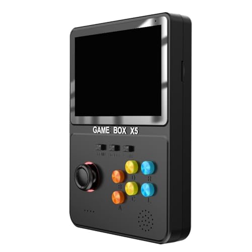 Puooifrty Tragbarer X5 Handheld-Game-Player 4,0 640 X 480 PixelVideospielkonsole Geschenke für Kinder-Schwarz von Puooifrty