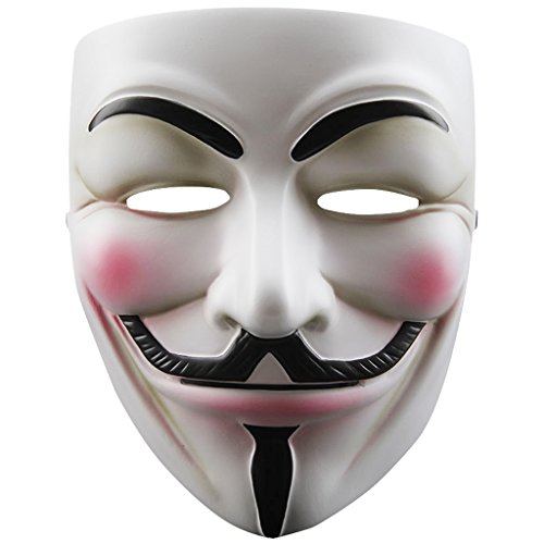 Puooifrty V for Fawkes Harz Cosplay Maske Party Kostüm Requisite Spielzeug von Puooifrty