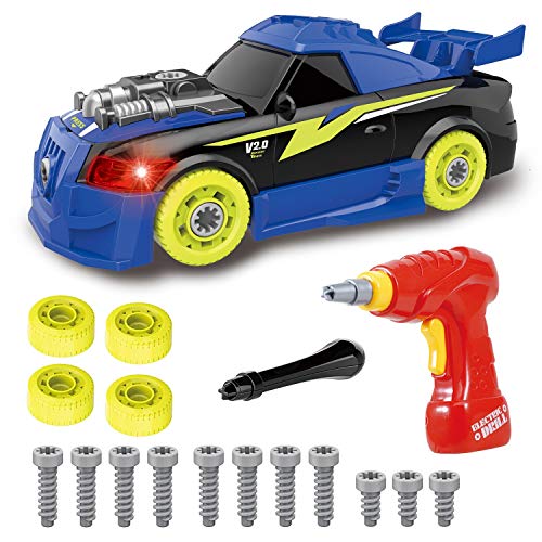 Pup Go Auseinander Nehmen Auto für Kinder 3+ Jahren, 26-teiliges Spielzeug mit Elektrische Bohrmaschine, Einfach Ihr Zusammenzubauen, Geschenke für Jungen Mädchen (4 Ersatzschrauben Enthalten) Pup Go Auseinander Nehmen Auto für Kinder 3+ Jahren, 26-teiliges Spielzeug mit Elektrische Bohrmaschine, Einfach Ihr Zusammenzubauen, Geschenke für Jungen Mädchen (4 Ersatzschrauben Enthalten) von Pup Go