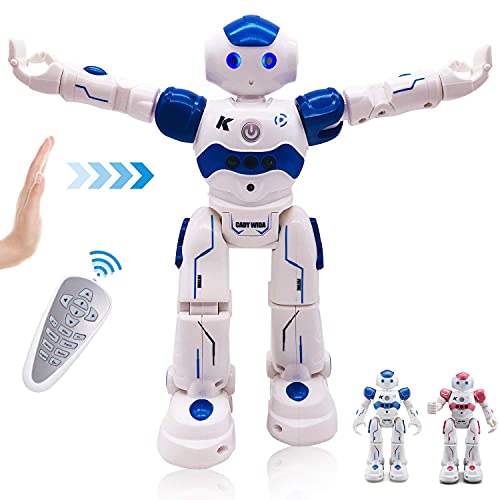 Pup Go Intelligenter RC-Roboter für Kinder, singend, tanzend, interaktiv, mit Gestenerkennung, Fernbedienung, tolles Geburtstagsgeschenk für Kinder ab 8 Jahren, Jungen und Mädchen (blau) von Pup Go
