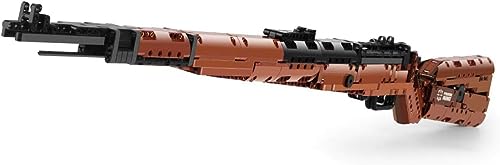 Kar 98k Gewehr Bausteine Bausatz, 1025 Teile Bauset Mauser 98K Scharfschützengewehr mit Schießfunktion, Spielzeugpistole Scharfschützengewehr für Erwachsene Kinder Teens Kar 98k Gewehr Bausteine Bausatz, 1025 Teile Bauset Mauser 98K Scharfschützengewehr mit Schießfunktion, Spielzeugpistole Scharfschützengewehr für Erwachsene Kinder Teens von Puppal