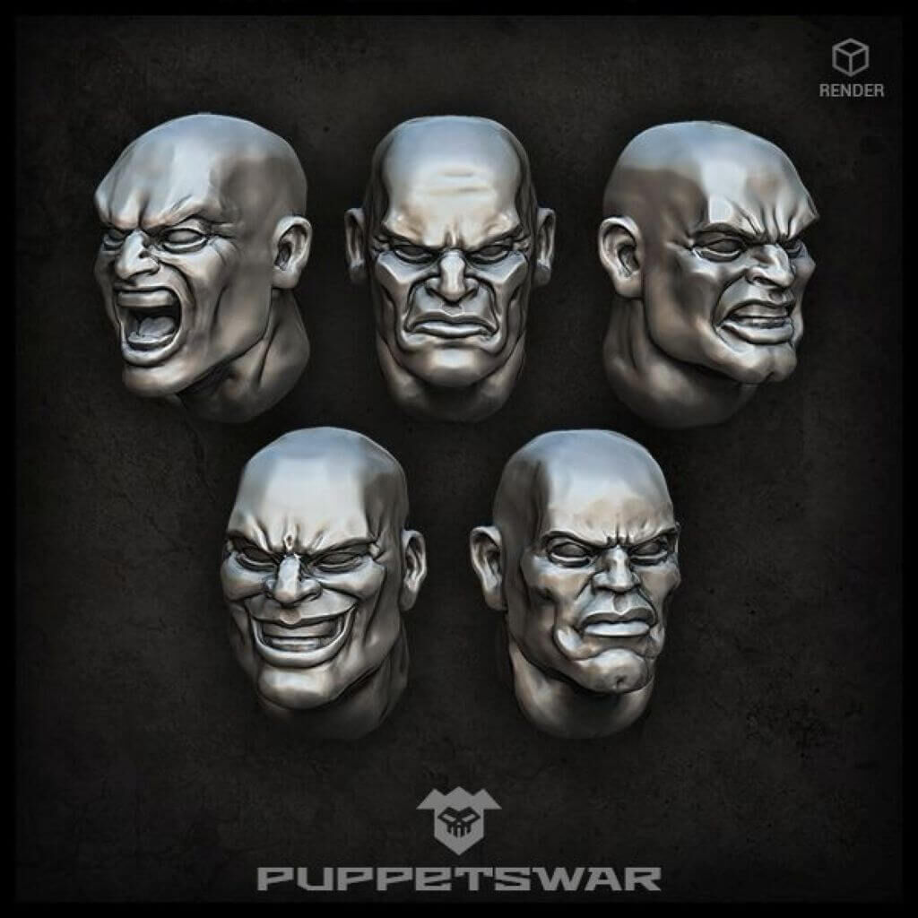 'Bald Heads' von Puppetswar