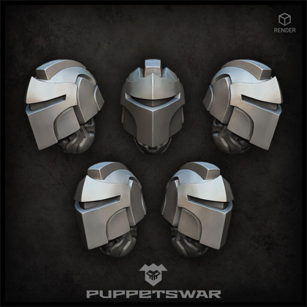 'Chevaliers Helmets' von Puppetswar