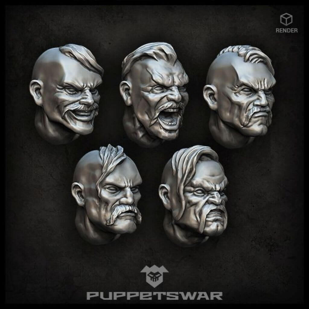 'Cossack Heads' von Puppetswar