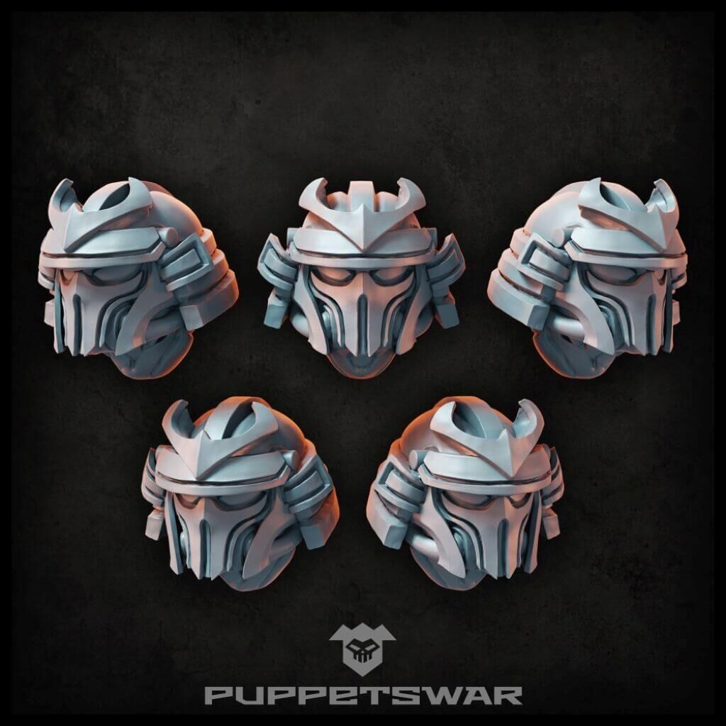 'Dark Samurai Helmets' von Puppetswar