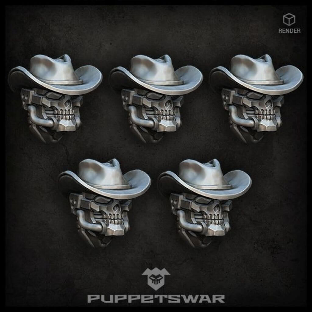'Gunslinger Reaper Heads' von Puppetswar