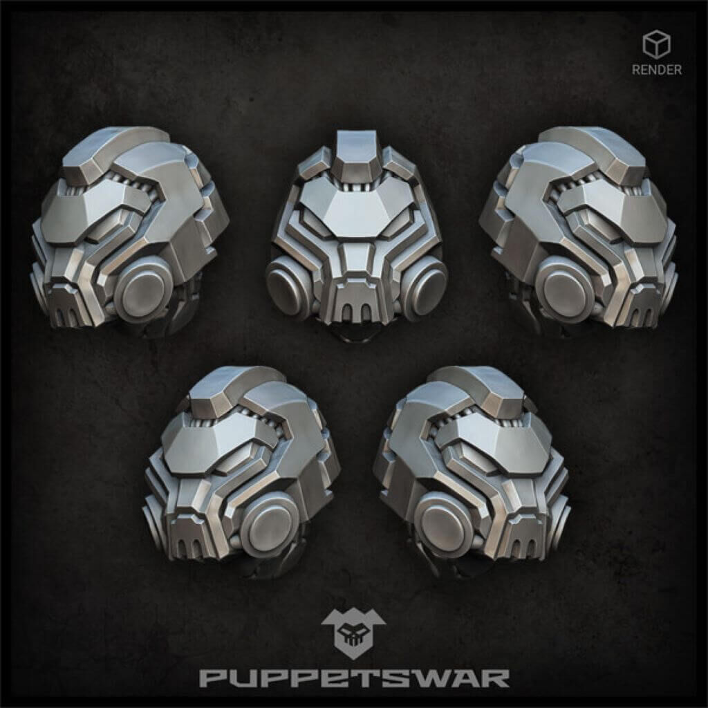 'Heavy Breacher Helmets v1' von Puppetswar