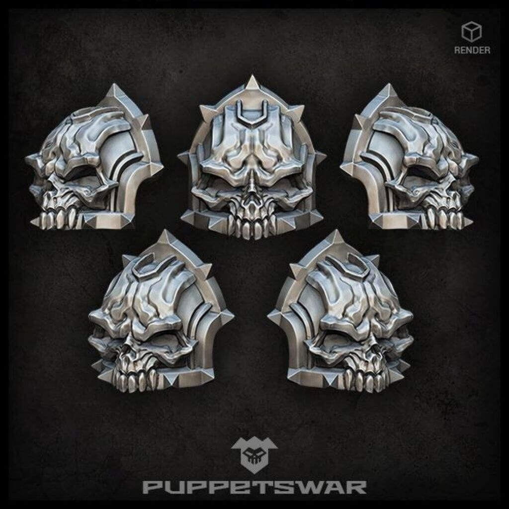 'Skull Shoulder Pads' von Puppetswar