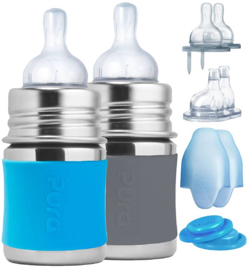 Pura Geschenkset - klein (125 ml) - Grau / Aqua von Pura