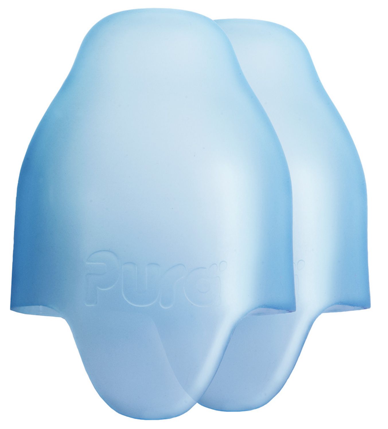 Pura Kiki Ersatz-Schutzkappen aus Silikon - 2er Set - Blau von Pura