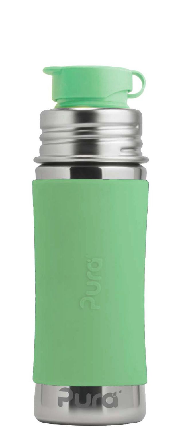 Pura Sport Edelstahl-Trinkflasche - 300ml - Moss von Pura