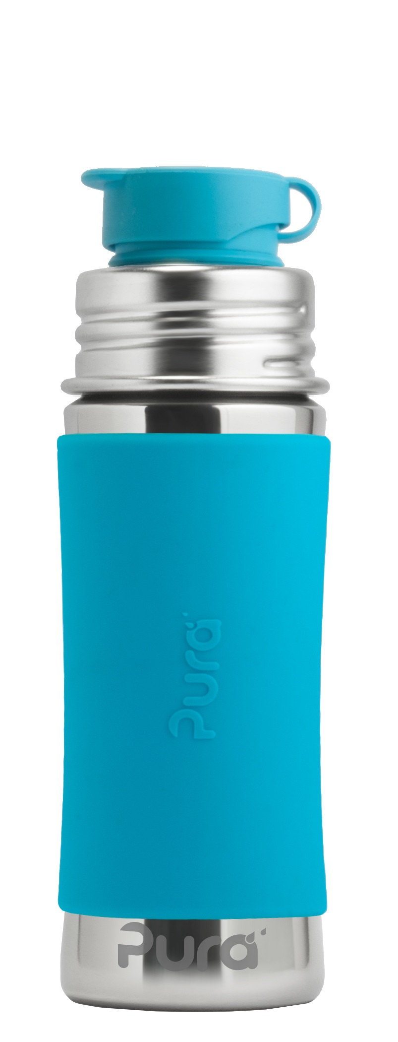 Pura Sport Edelstahl-Trinkflasche - 325ml - Aqua Pura Sport Edelstahl-Trinkflasche - 325ml - Aqua von Pura