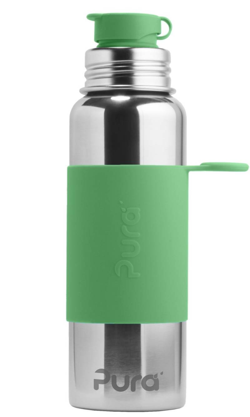 Pura Sport Edelstahl-Trinkflasche - 800ml - Moss von Pura