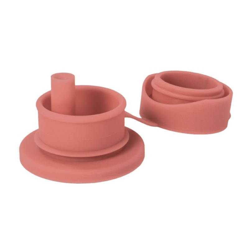 Pura Sport Trinkhalm aus Silikon - Rose von Pura