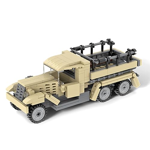 Purfresh Militär Panzer Bausatz 258 Teile WW2 Militär Armee Waffen Baustein DIY Spielzeug Klemmbausteine von Purfresh