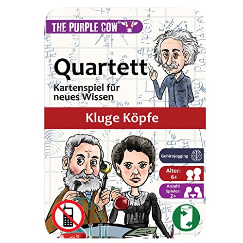 Purple Cow Invento Quartett: Kartenspiel (Kluge Köpfe) von Purple Cow