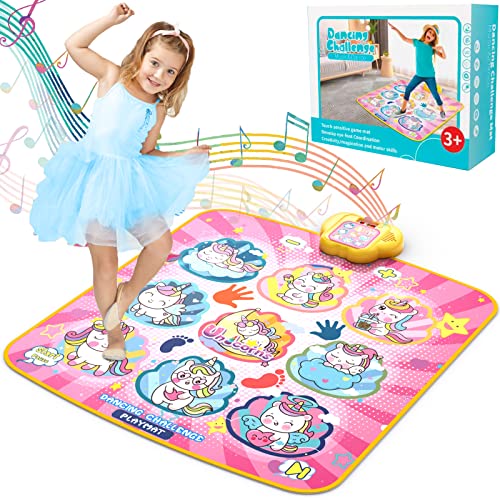 Purpledi Tanzmatte Spielzeug für Kinder, Musik-Tanz-Spielmatte mit LED-Lichtern für Mädchen Jungen Alter 3 4 5 6 7 8+ Jahre, Musikmatte mit Herausforderung Modi LED Anzeige Integrierter Musik Purpledi Tanzmatte Spielzeug für Kinder, Musik-Tanz-Spielmatte mit LED-Lichtern für Mädchen Jungen Alter 3 4 5 6 7 8+ Jahre, Musikmatte mit Herausforderung Modi LED Anzeige Integrierter Musik von Purpledi