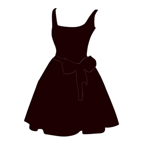Pursuit-W Halloween Kostüm Damen Kleid mit Blutigem Aufdruck Mittelalter Kleider Lässig Party Cocktailkleid Ärmelloser Sexy Gothic Kostüm Rundhal Halloween-Kostüm Festkleid Damenkleid (03-Black, XL) von Pursuit-W