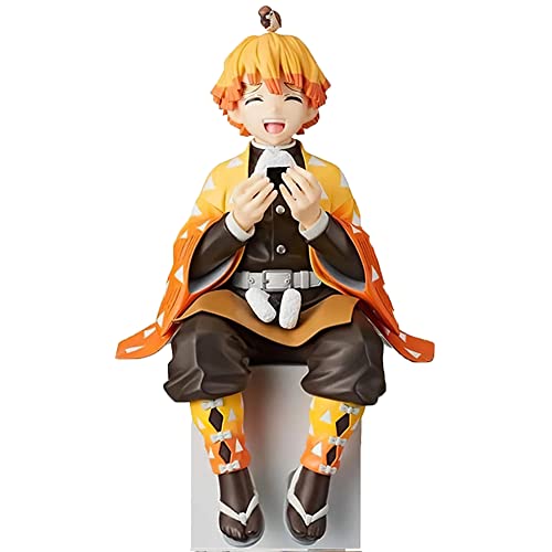 Anime Zenitsu Agatsuma Figur, Anime Cartoon Charaktere Statue Sammlerstücke Modell Figur Spielzeug Ornamente für Fans Sammlung Geschenke von Puruuige