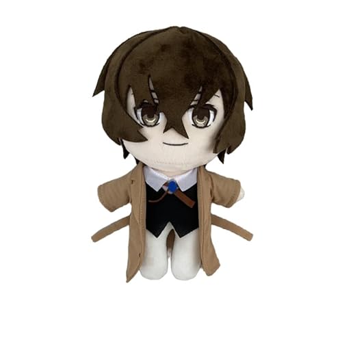 Puruuige BSD Plüschkissen Puppe Anime Charaktere Osamu Dazai Anime Cartoon niedliche Figur Plüsch gefüllt weich für Fans von Puruuige