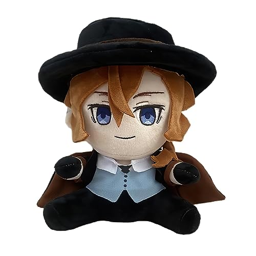 Puruuige Bungo Stray Dogs Plüschpuppe Anime Charaktere Chuuya Nakahara Cartoon Niedliche Kissen Figuren Plüschtier Weiche Spielzeuge 7,9 Zoll Puruuige Bungo Stray Dogs Plüschpuppe Anime Charaktere Chuuya Nakahara Cartoon Niedliche Kissen Figuren Plüschtier Weiche Spielzeuge 7,9 Zoll von Puruuige