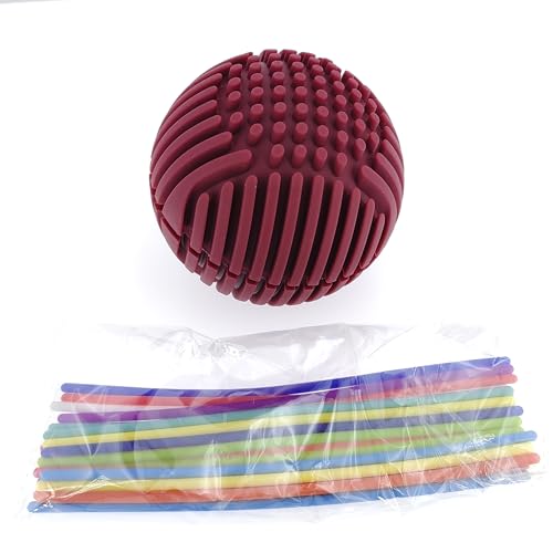 Sensorischer Aktivitätsball aus Silikon, sphärisches sechsseitiges sensorisches Aktivitätsbrett, Fidget-Spielzeug zur Beruhigung, Stress, Angst, ADHS und Autismus, Kinder ab 3 Jahren und (Beeren) von PushGoGo