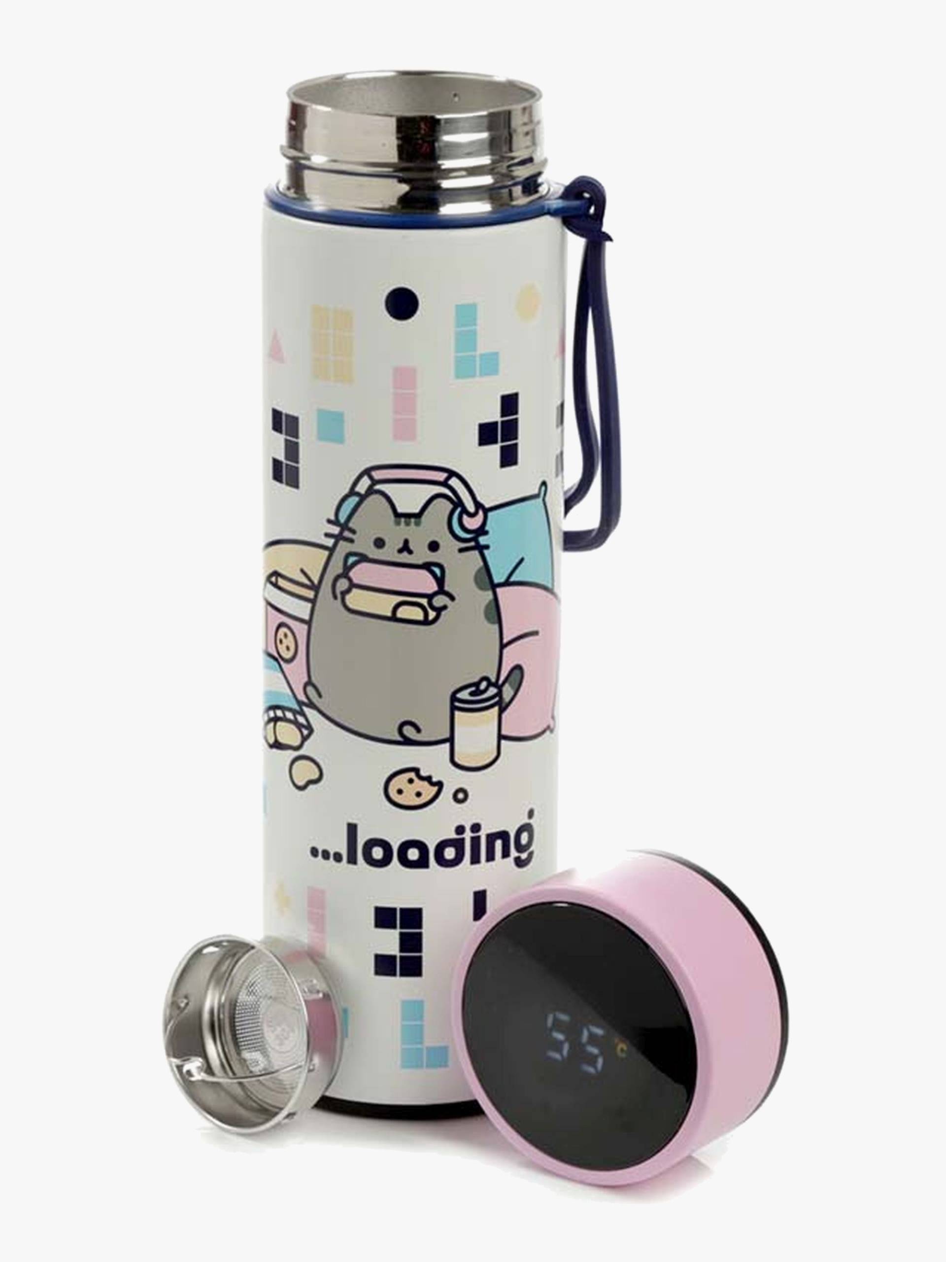 Pusheen The Cat Warm & Kalt Digitale Thermometer-Isolierflasche 450 ml, Gamer Pusheen The Cat Warm & Kalt Digitale Thermometer-Isolierflasche 450 ml, Gamer von Pusheen