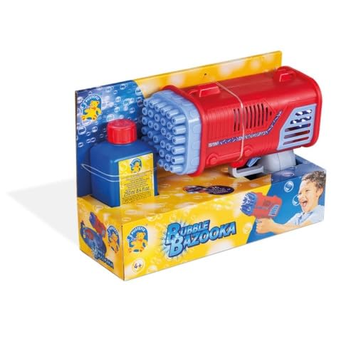 PUSTEFIX Bubble Bazooka – 36 Düsen für riesige Seifenblasenwellen, LED-Licht für eine beeindruckende Seifenblasenshow – Inklusive 250 ml PUSTEFIX Flüssigkeit für Seifenblasenspaß draußen und drinnen PUSTEFIX Bubble Bazooka – 36 Düsen für riesige Seifenblasenwellen, LED-Licht für eine beeindruckende Seifenblasenshow – Inklusive 250 ml PUSTEFIX Flüssigkeit für Seifenblasenspaß draußen und drinnen von Pustefix