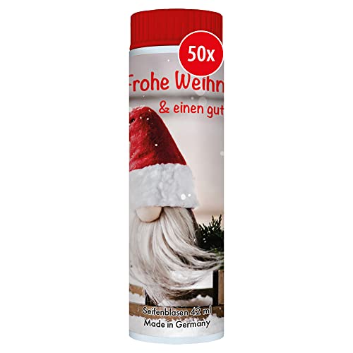PUSTEFIX Seifenblasen Set I 50 x Klassik 42ml Xmas Wichtel I Bubbles Made in Germany I Party Seifenblasen für Kinder-Geburtstag, Hochzeit, Standesamt, Polterabend I 50 x 42 ml Vorteilspack PUSTEFIX Seifenblasen Set I 50 x Klassik 42ml Xmas Wichtel I Bubbles Made in Germany I Party Seifenblasen für Kinder-Geburtstag, Hochzeit, Standesamt, Polterabend I 50 x 42 ml Vorteilspack von Pustefix