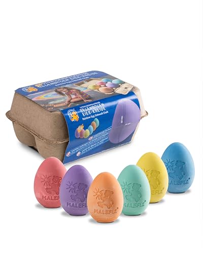 PUSTEFIX Straßenmalkreide Eier 6er Packung von Pustefix